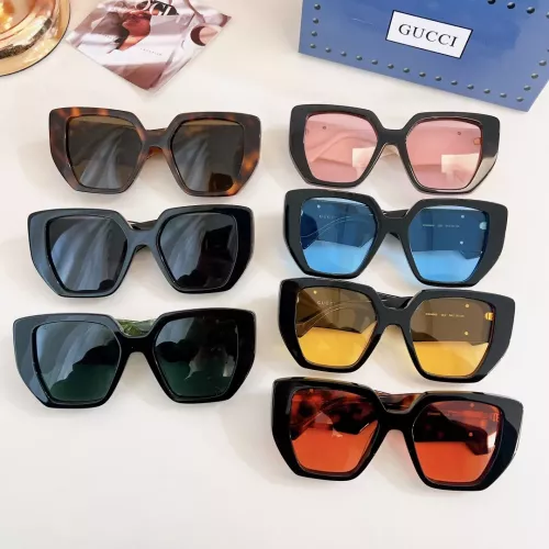 Replica Gucci AAA Quality Sunglasses #1283221 $60.00 USD for Wholesale