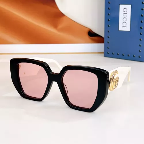 Gucci AAA Quality Sunglasses #1283224 $60.00 USD, Wholesale Replica Gucci AAA Quality Sunglasses