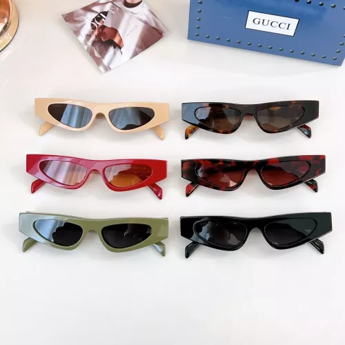 Replica Gucci AAA Quality Sunglasses #1283236 $56.00 USD for Wholesale