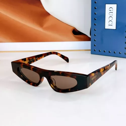 Gucci AAA Quality Sunglasses #1283237 $56.00 USD, Wholesale Replica Gucci AAA Quality Sunglasses