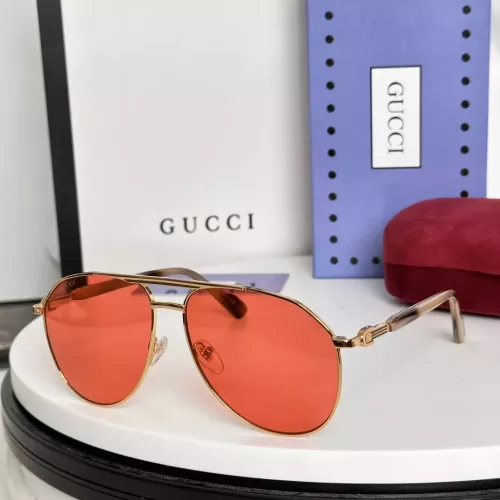 Gucci AAA Quality Sunglasses #1283253 $60.00 USD, Wholesale Replica Gucci AAA Quality Sunglasses