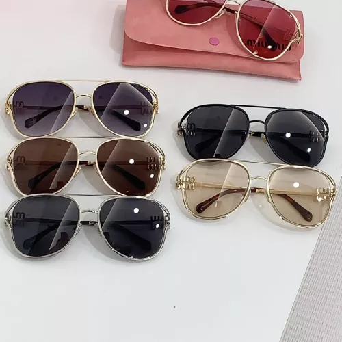 Replica MIU MIU AAA Quality Sunglasses #1283443 $45.00 USD for Wholesale