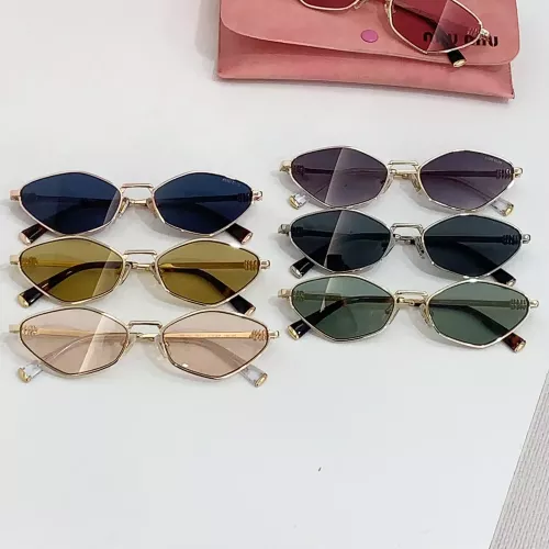 Replica MIU MIU AAA Quality Sunglasses #1283448 $45.00 USD for Wholesale