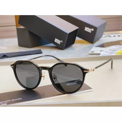 Montblanc AAA Quality Sunglasses #1283477 $56.00 USD, Wholesale Replica Montblanc AAA Quality Sunglasses