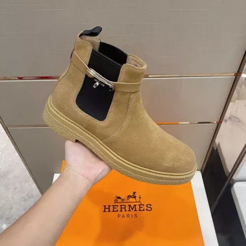 Replica Hermes Boots For Men #1283573 $162.00 USD for Wholesale