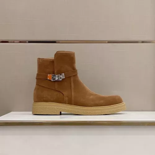 Replica Hermes Boots For Men #1283581 $162.00 USD for Wholesale