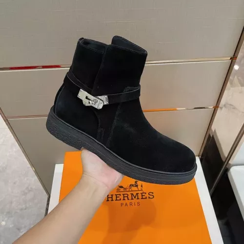 Replica Hermes Boots For Men #1283582 $162.00 USD for Wholesale