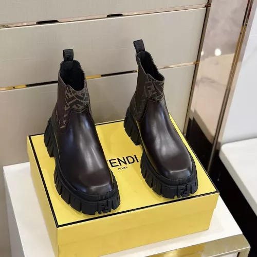 Replica Fendi Fashion Boots For Men #1283586 $165.00 USD for Wholesale