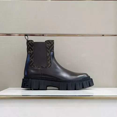 Replica Fendi Fashion Boots For Men #1283586 $165.00 USD for Wholesale