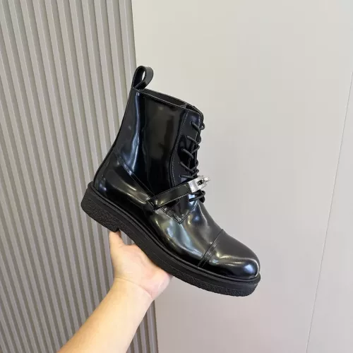 Replica Hermes Boots For Men #1283596 $170.00 USD for Wholesale