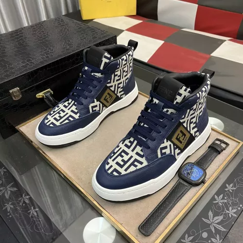 Fendi High Tops Casual Shoes For Men #1283663 $80.00 USD, Wholesale Replica Fendi High Tops Casual Shoes