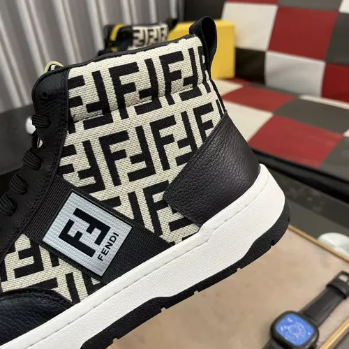 Replica Fendi High Tops Casual Shoes For Men #1283664 $80.00 USD for Wholesale