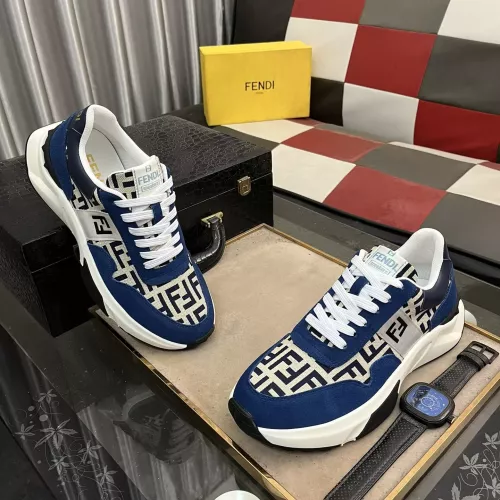 Replica Fendi Casual Shoes For Men #1283732 $82.00 USD for Wholesale