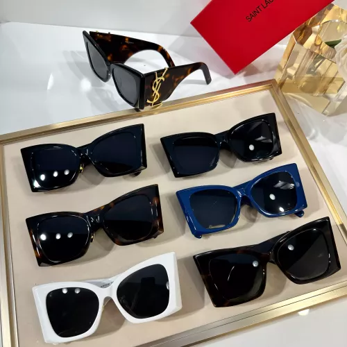 Replica Yves Saint Laurent YSL AAA Quality Sunglasses #1283873 $64.00 USD for Wholesale