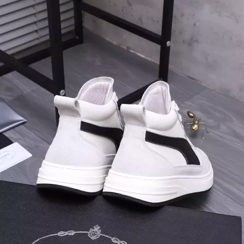 Replica Prada High Top Shoes For Men #1283954 $85.00 USD for Wholesale