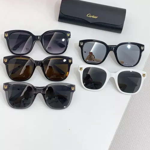 Replica Cartier AAA Quality Sunglassess #1283972 $45.00 USD for Wholesale