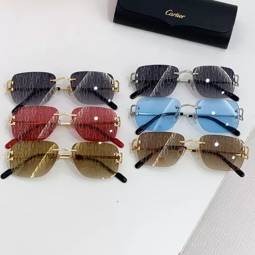 Replica Cartier AAA Quality Sunglassess #1283982 $45.00 USD for Wholesale