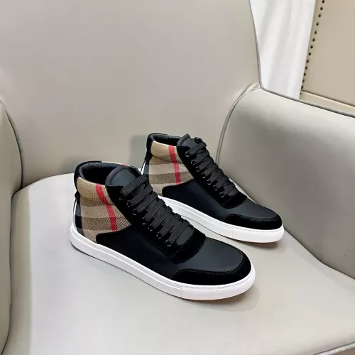 Replica Burberry High Tops Shoes For Men #1284080 $82.00 USD for Wholesale