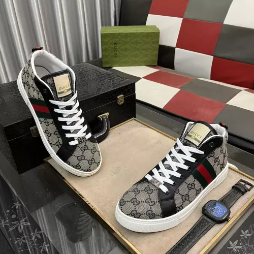 Replica Gucci High Tops Shoes For Men #1284124 $76.00 USD for Wholesale