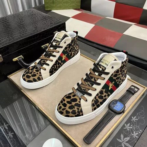 Replica Gucci High Tops Shoes For Men #1284125 $76.00 USD for Wholesale