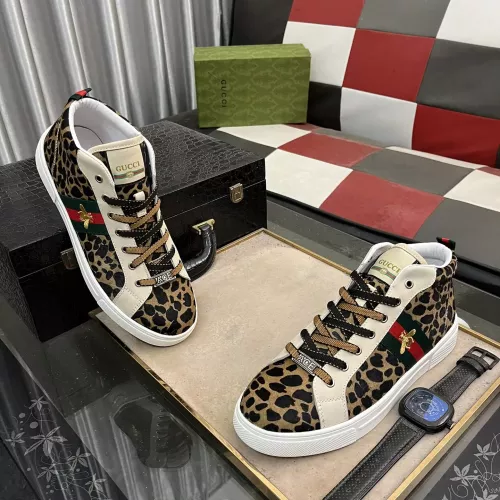 Replica Gucci High Tops Shoes For Men #1284125 $76.00 USD for Wholesale