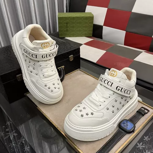 Replica Gucci High Tops Shoes For Men #1284147 $102.00 USD for Wholesale