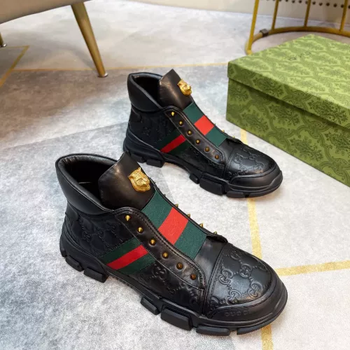 Replica Gucci Boots For Men #1284153 $98.00 USD for Wholesale