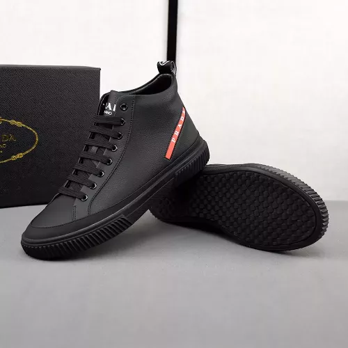 Replica Prada High Top Shoes For Men #1284228 $82.00 USD for Wholesale