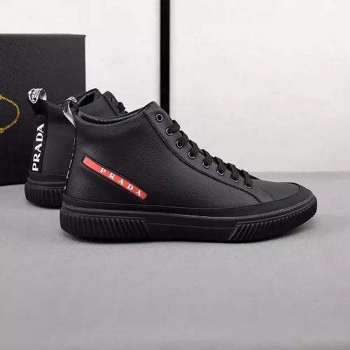 Replica Prada High Top Shoes For Men #1284228 $82.00 USD for Wholesale