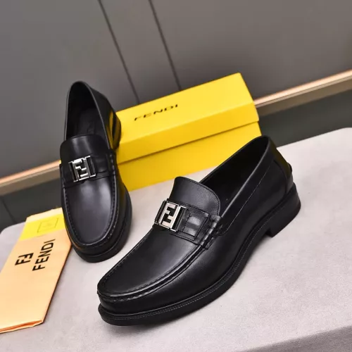 Fendi Leather Shoes For Men #1284237 $92.00 USD, Wholesale Replica Fendi Leather Shoes