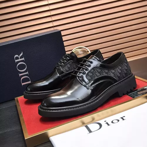 Christian Dior Leather Shoes For Men #1284261 $118.00 USD, Wholesale Replica Christian Dior Leather Shoes