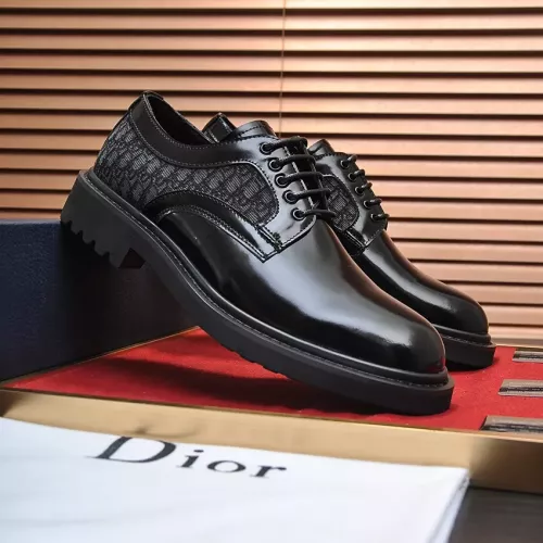 Replica Christian Dior Leather Shoes For Men #1284261 $118.00 USD for Wholesale