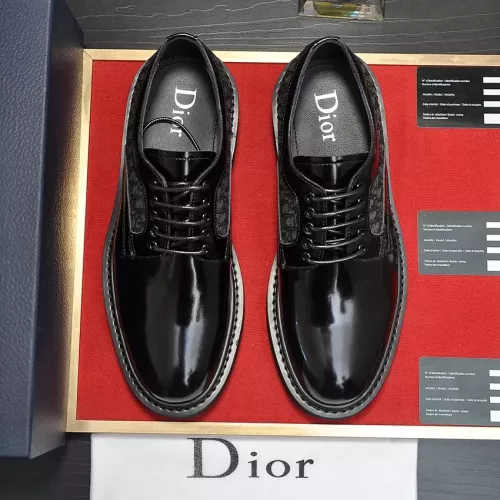 Replica Christian Dior Leather Shoes For Men #1284261 $118.00 USD for Wholesale