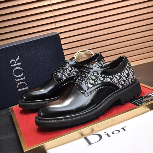 Christian Dior Leather Shoes For Men #1284262 $118.00 USD, Wholesale Replica Christian Dior Leather Shoes