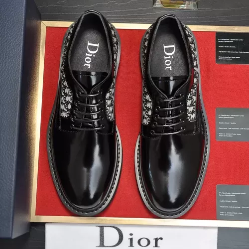 Replica Christian Dior Leather Shoes For Men #1284262 $118.00 USD for Wholesale