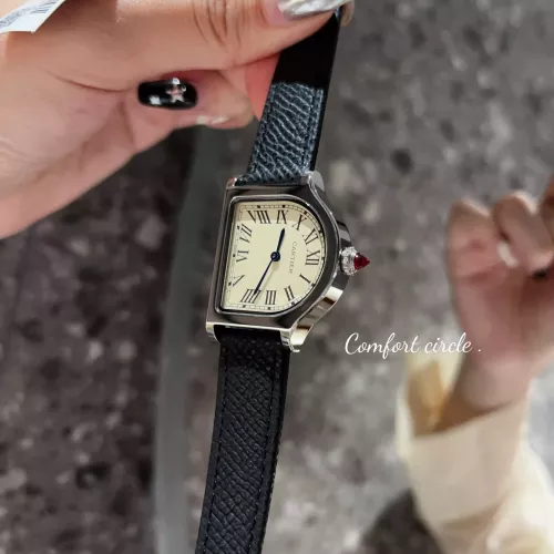 Replica Cartier AAA Quality Watches In Silver For Unisex #1284289 $112.00 USD for Wholesale