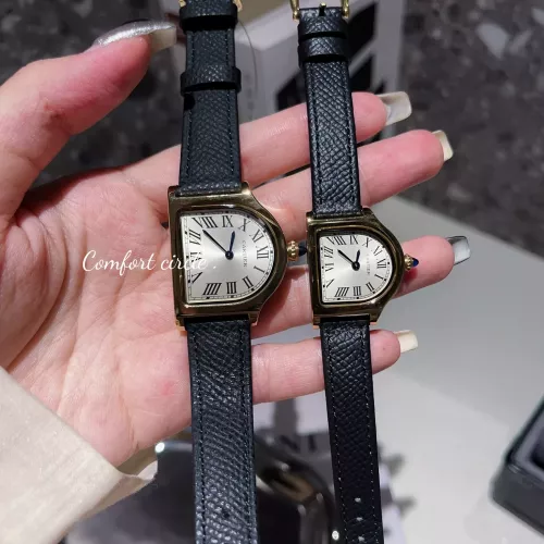 Cartier AAA Quality Watches In Gold For Unisex #1284291 $112.00 USD, Wholesale Replica Cartier AAA Quality Watches