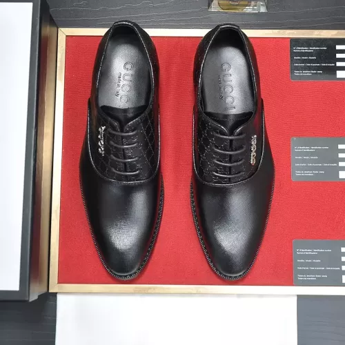 Replica Gucci Oxfords Shoes For Men #1284295 $85.00 USD for Wholesale