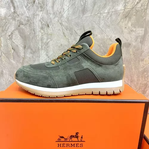 Replica Hermes Casual Shoes For Men #1284308 $112.00 USD for Wholesale