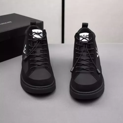 Replica Armani High Tops Shoes For Men #1284314 $82.00 USD for Wholesale