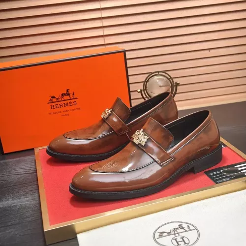 Hermes Leather Shoes For Men #1284345 $88.00 USD, Wholesale Replica Hermes Leather Shoes