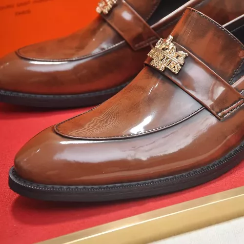 Replica Hermes Leather Shoes For Men #1284345 $88.00 USD for Wholesale