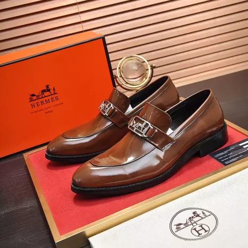 Hermes Leather Shoes For Men #1284347 $88.00 USD, Wholesale Replica Hermes Leather Shoes