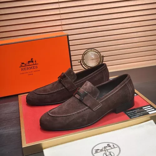 Hermes Leather Shoes For Men #1284351 $96.00 USD, Wholesale Replica Hermes Leather Shoes