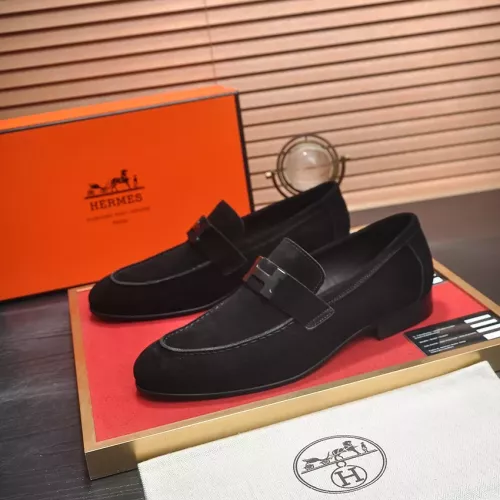 Hermes Leather Shoes For Men #1284352 $96.00 USD, Wholesale Replica Hermes Leather Shoes