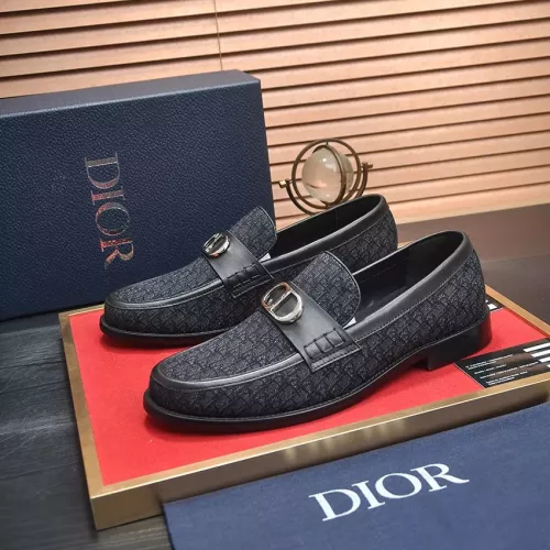 Christian Dior Leather Shoes For Men #1284362 $98.00 USD, Wholesale Replica Christian Dior Leather Shoes