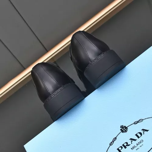 Replica Prada Leather Shoes For Men #1284425 $100.00 USD for Wholesale