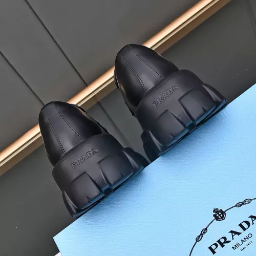 Replica Prada Leather Shoes For Men #1284429 $100.00 USD for Wholesale