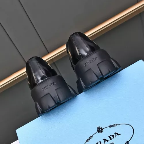 Replica Prada Leather Shoes For Men #1284431 $100.00 USD for Wholesale