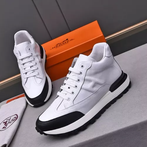 Hermes High Tops Shoes For Men #1284438 $88.00 USD, Wholesale Replica Hermes High Tops Shoes